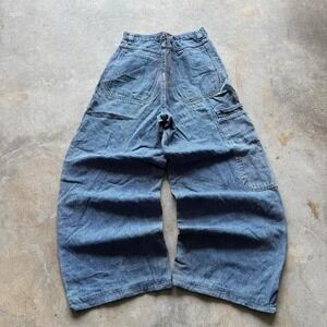 Baggy Carpenter Wide Leg Direct Hit Jnco Styl Skater Y2k Vintage Jeans 32x29